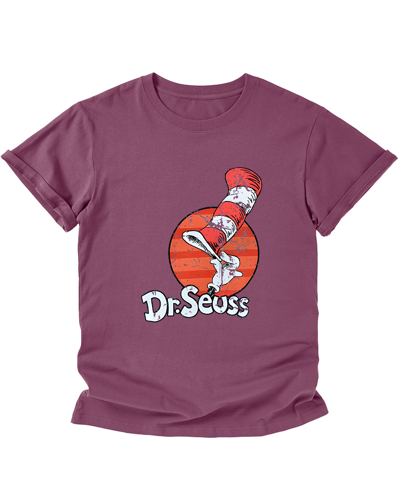 TheRetroTee Dr. Seuss Cat in the Hat 1950s Kids T-Shirt
