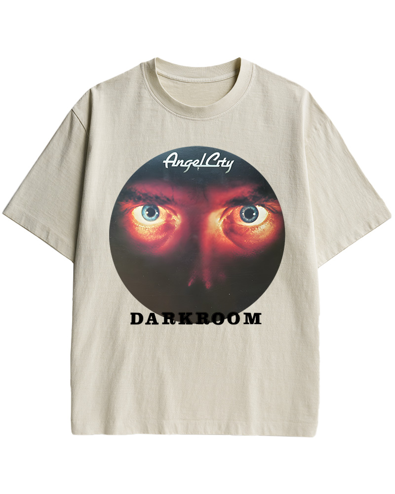 TheRetroTee Darkroom 1980s Music Cotton T-Shirt
