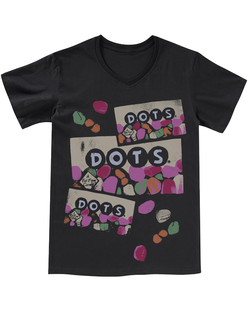 Dots - Logo Juniors V-neck T-Shirt