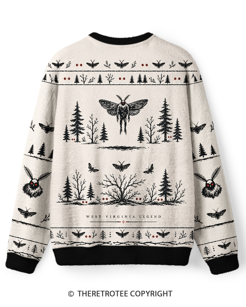 TheRetroTee West Virginia Mothman Cryptid Sweater