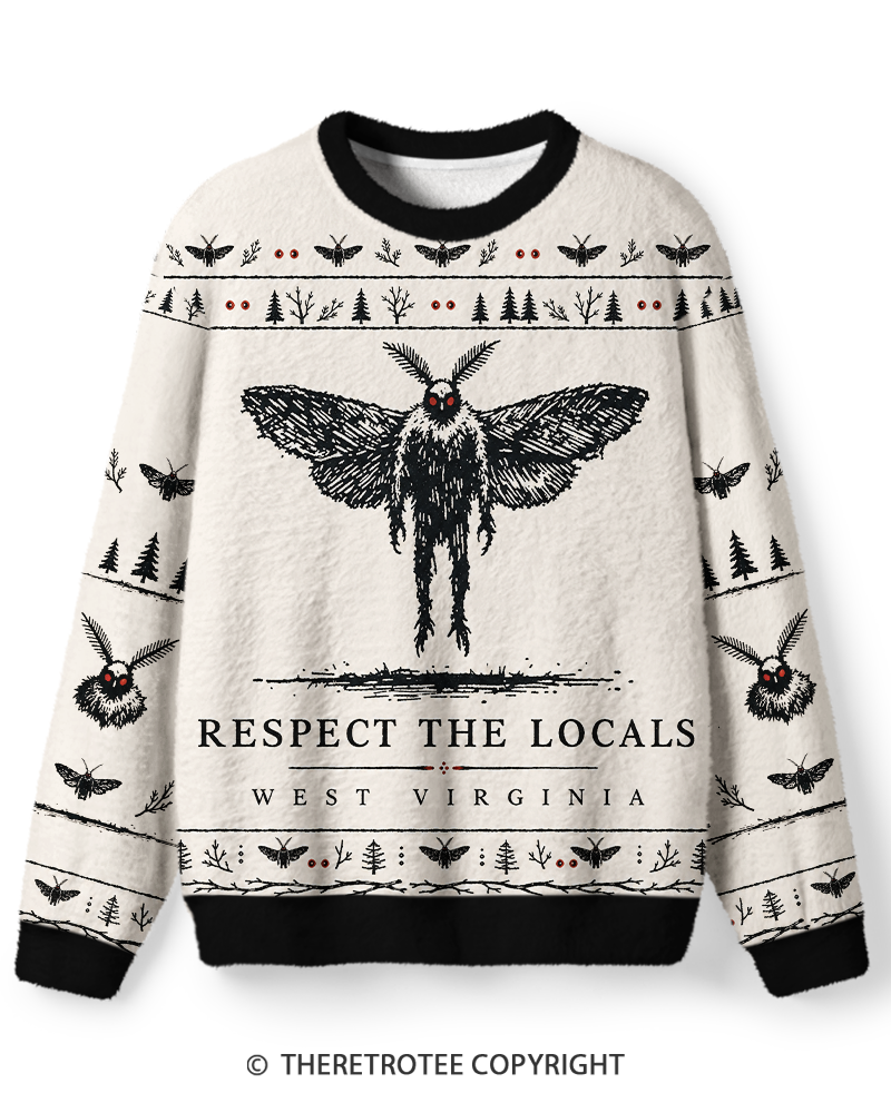 TheRetroTee West Virginia Mothman Cryptid Sweater