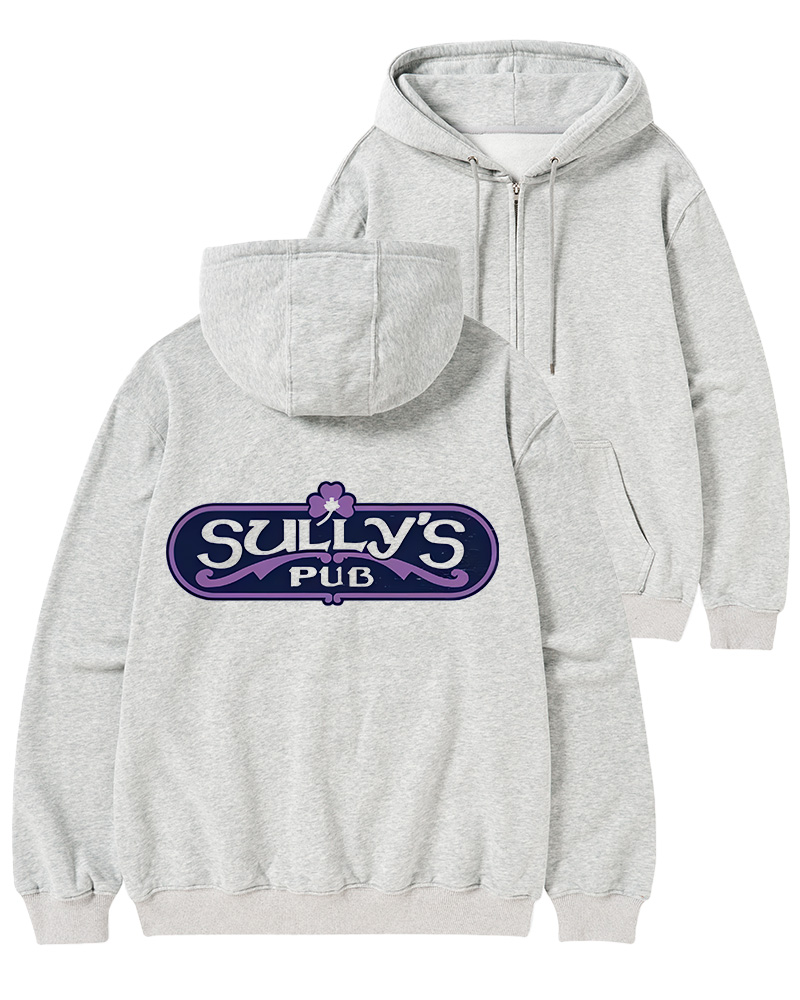 TheRetroTee Bar and Pub Culture 1970s Zip-Up Hoodie