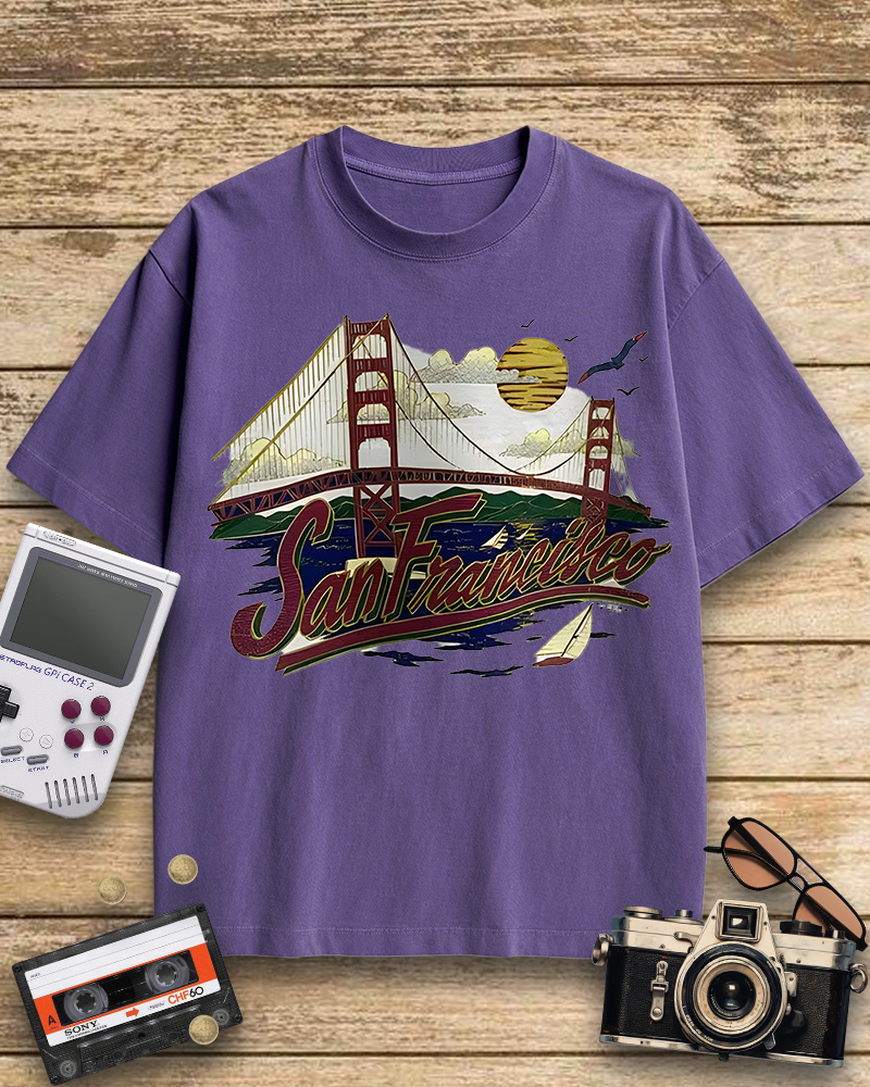 TheRetroTee Vintage San Francisco Cotton T-Shirt