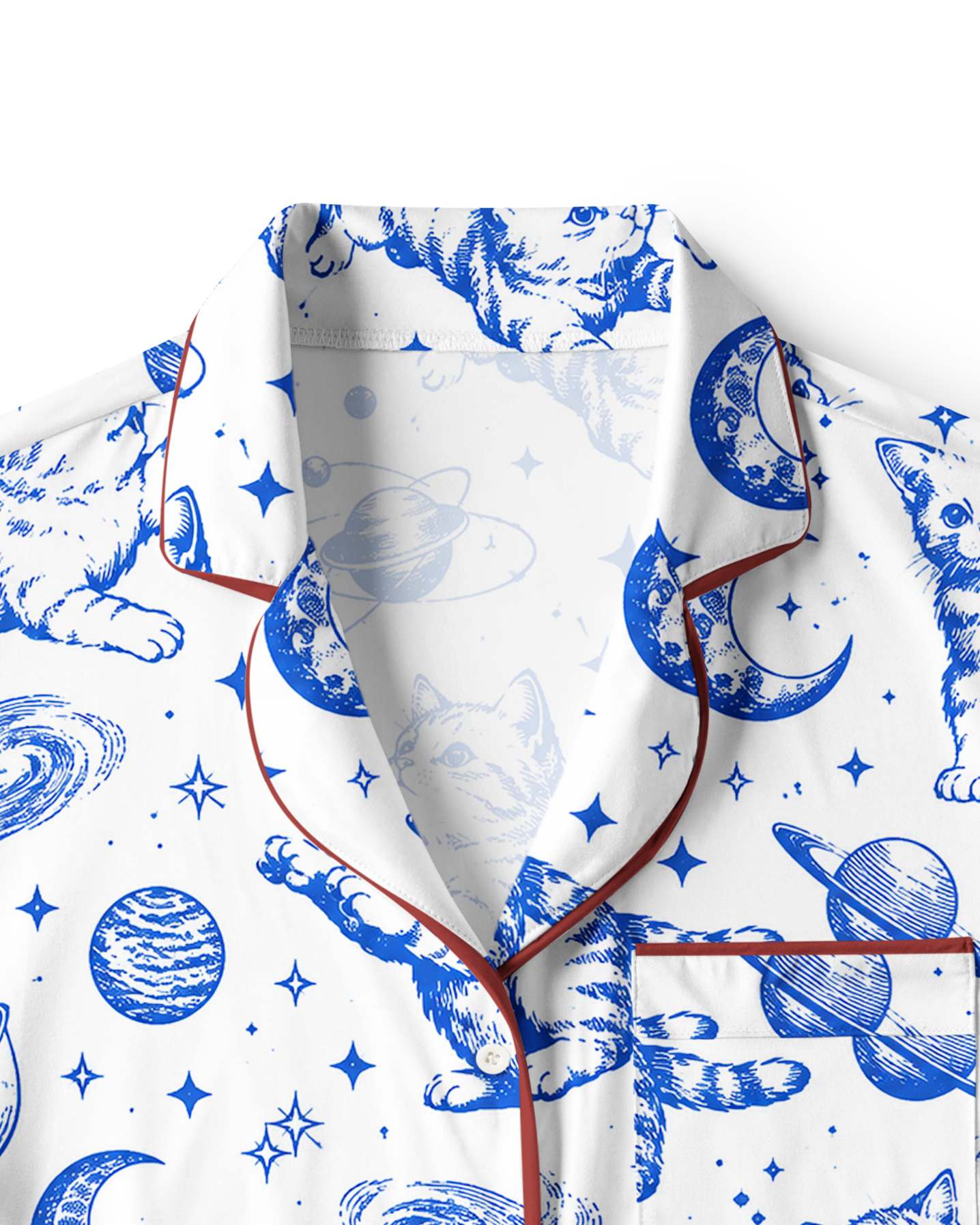 TheRetroTee space kitties Vintage set Pajama Se