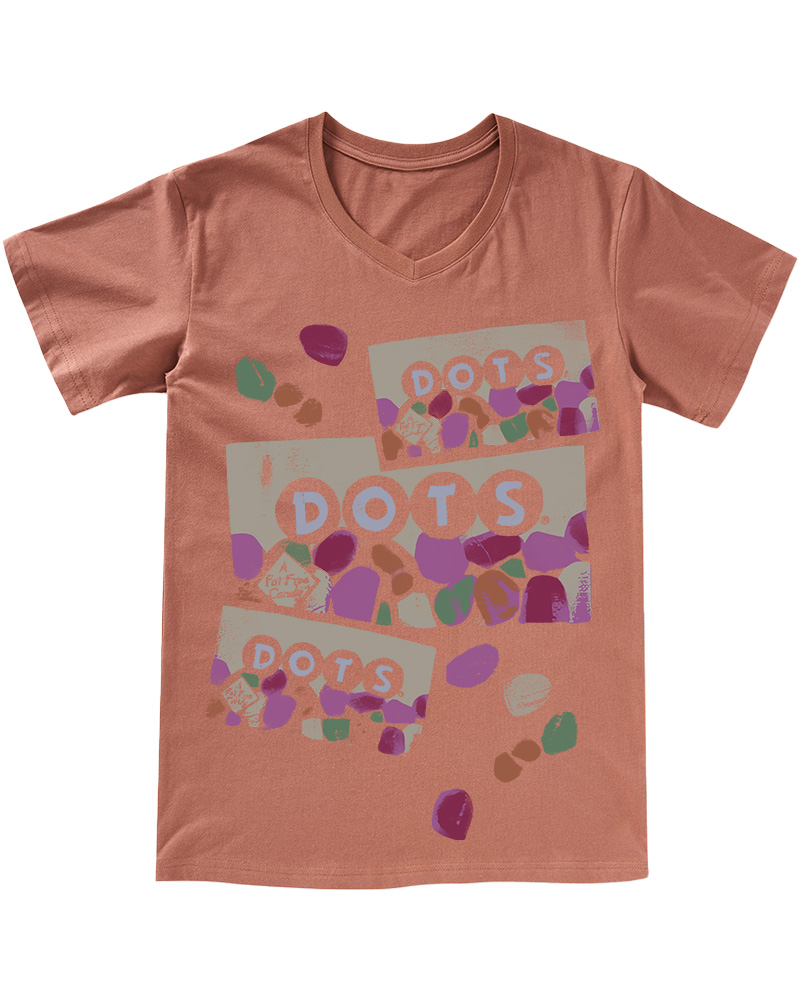 Dots - Logo Juniors V-neck T-Shirt