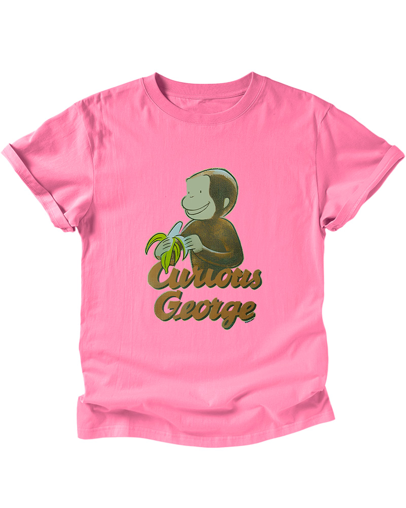 TheRetroTee Curious George Banana 1940s Kids T-Shirt