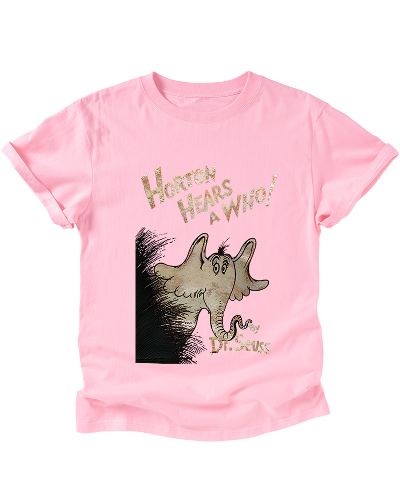 TheRetroTee Horton Hears A Who! Dr. Seuss Kids T-Shirt
