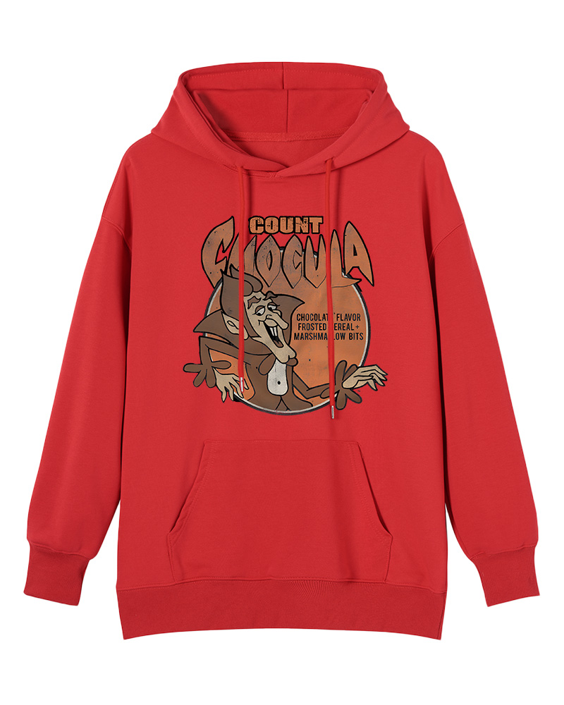 TheRetroTee Chocolate Cereal Count 1970s Nostalgic Cotton Hoodie