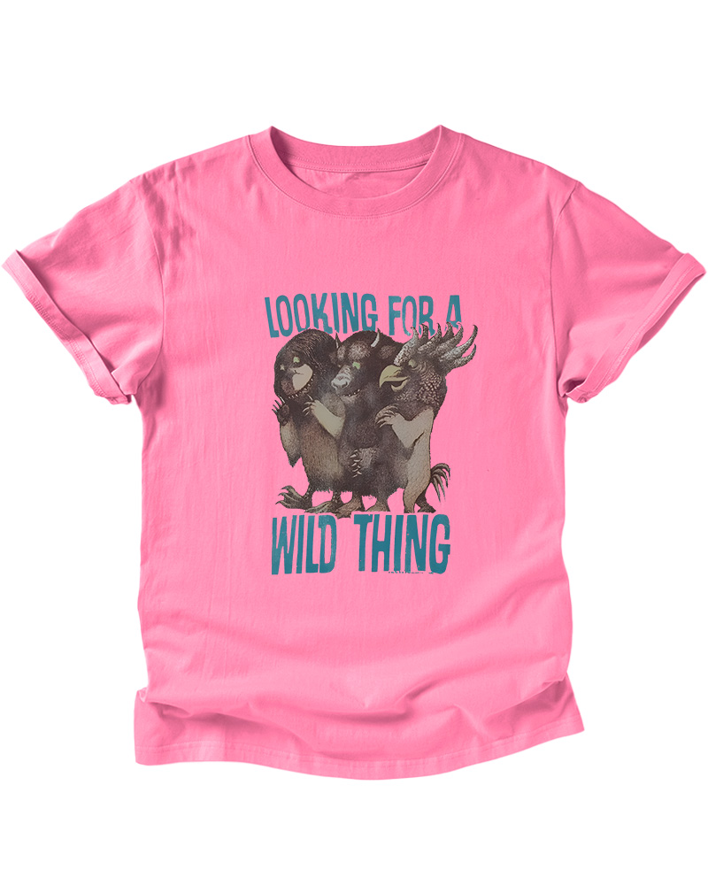TheRetroTee Looking For A Wild Thing 1960s Kids T-Shirt