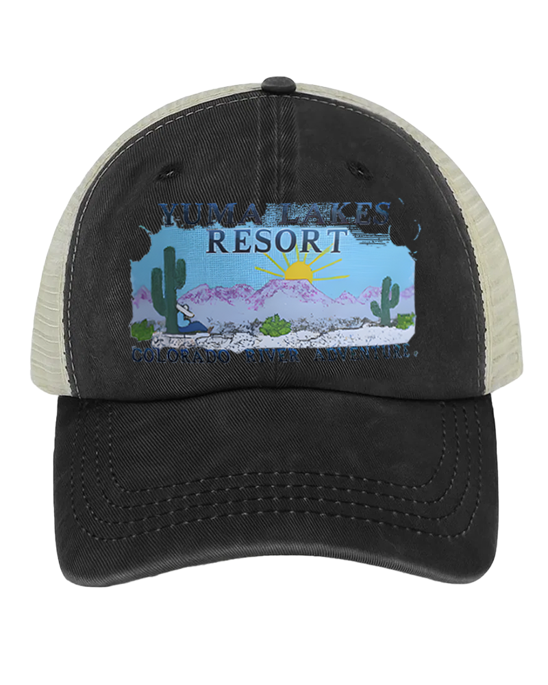 TheRetroTee 80s Yuma Lakes Resort Colorado River Trucker Hat