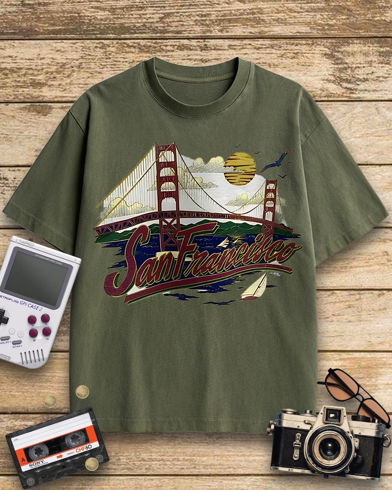 TheRetroTee Vintage San Francisco Cotton T-Shirt