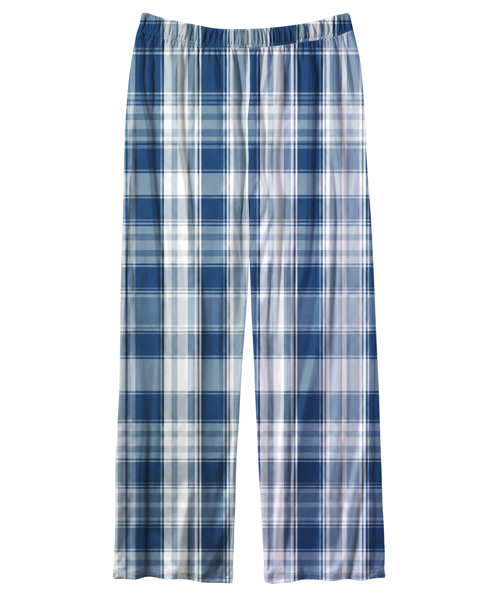 TheRetroTee Ocean Blue Tartan Vintage Pajama Set