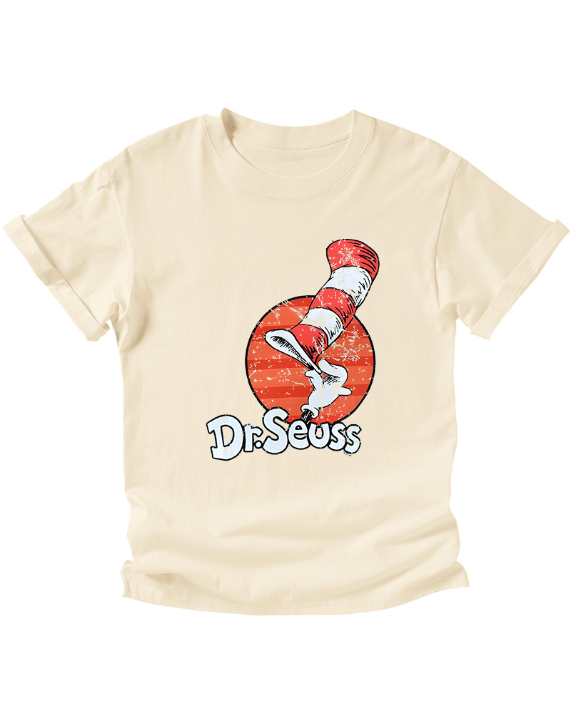 TheRetroTee Dr. Seuss Cat in the Hat 1950s Kids T-Shirt