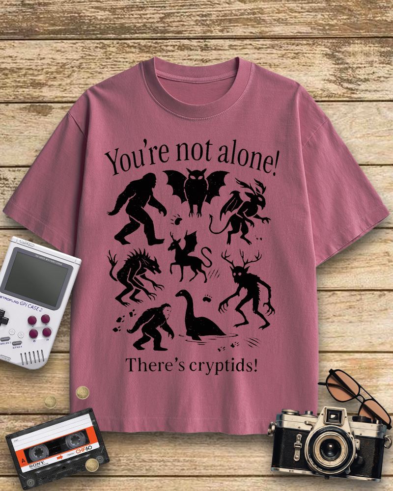 TheRetroTee Cryptid 2000s Cotton T-Shirt