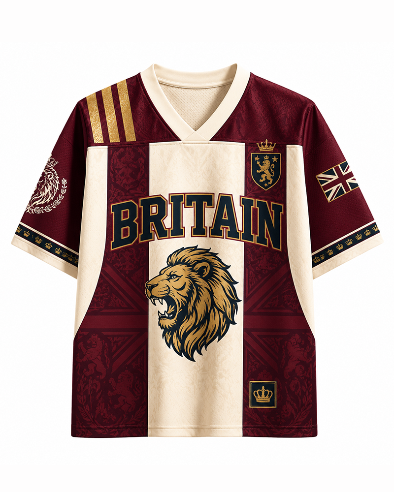 TheRetroTee 1970s British Football Heritage Vintage Jersey