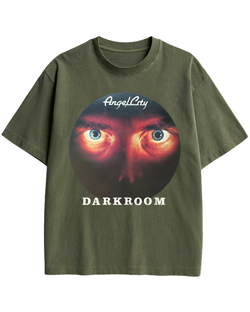 TheRetroTee Darkroom 1980s Music Cotton T-Shirt