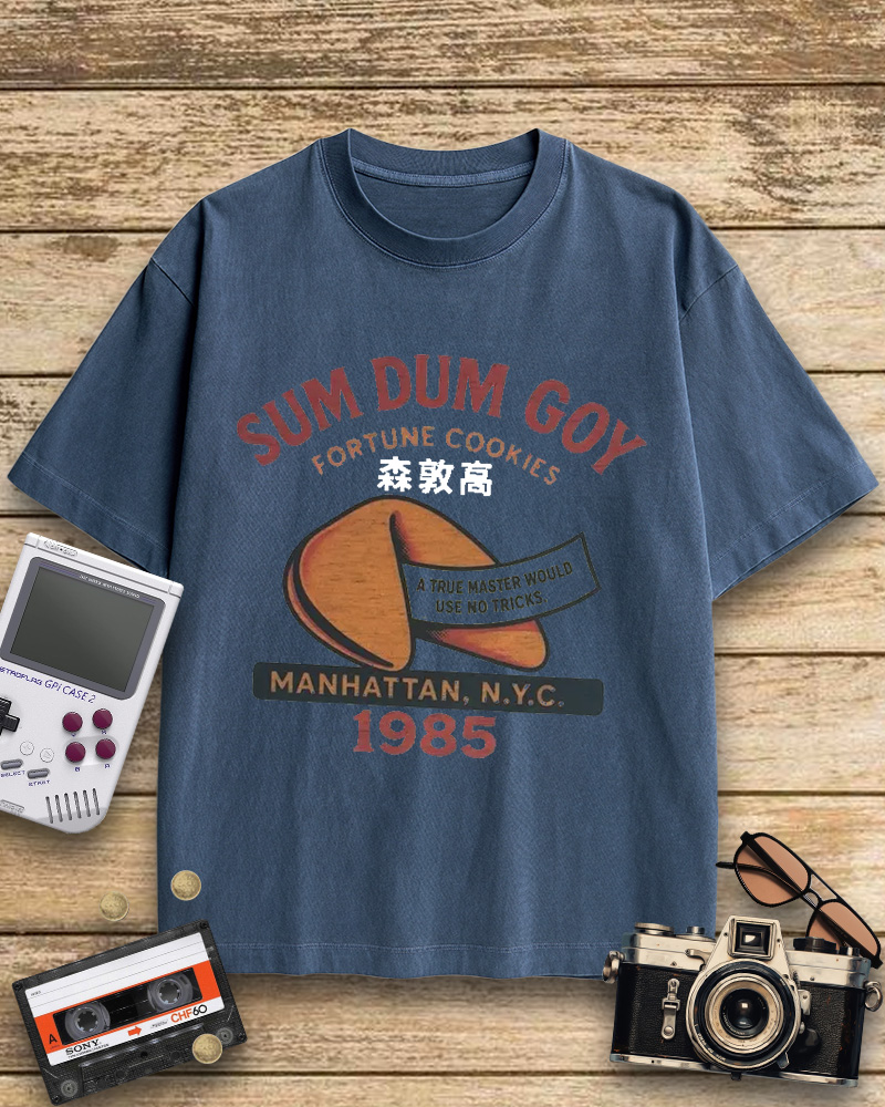 TheRetroTee Sum Dum Goy 1980s Cotton T-Shirt
