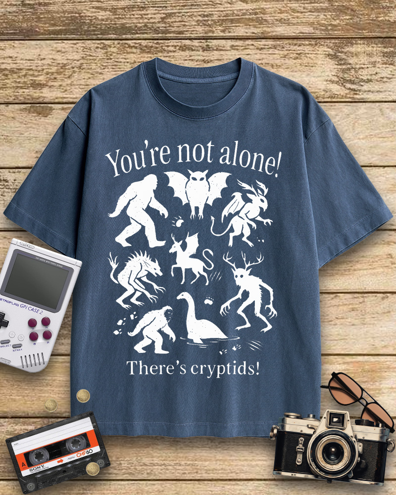 TheRetroTee Cryptid 2000s Cotton T-Shirt