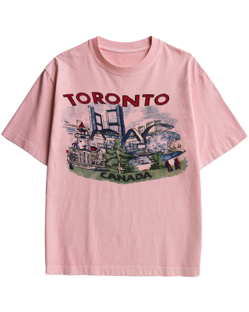 TheRetroTee 1960s Toronto souvenir Cotton T-Shirt
