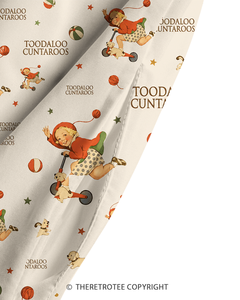 TheRetroTee 1950s Toodaloo Cuntaroos Strappy Maxi Dress