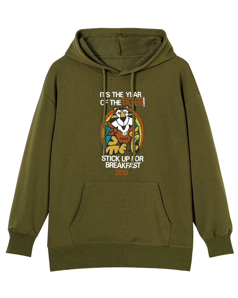 TheRetroTee Frosted Flakes - Year Of The Tiger Juniors 1970s Cotton Hoodie