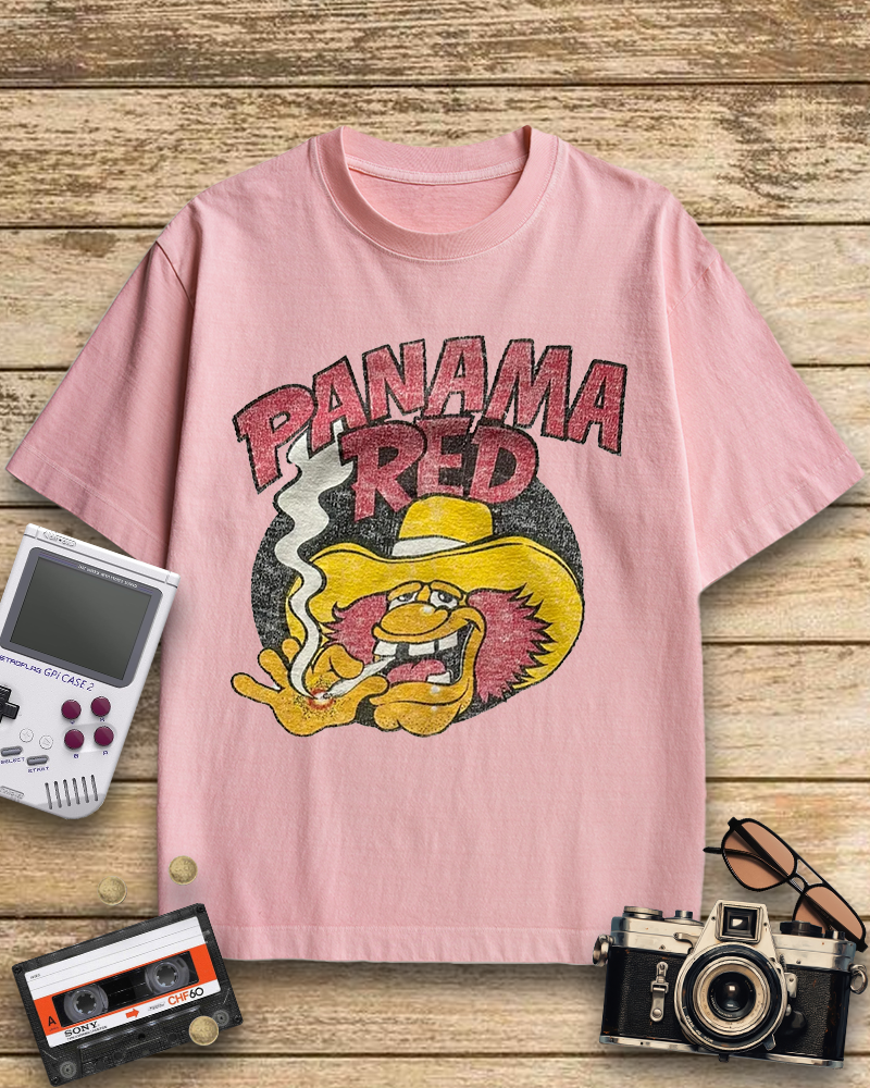 TheRetroTee Vintage Panama Red 1970s T-Shirt