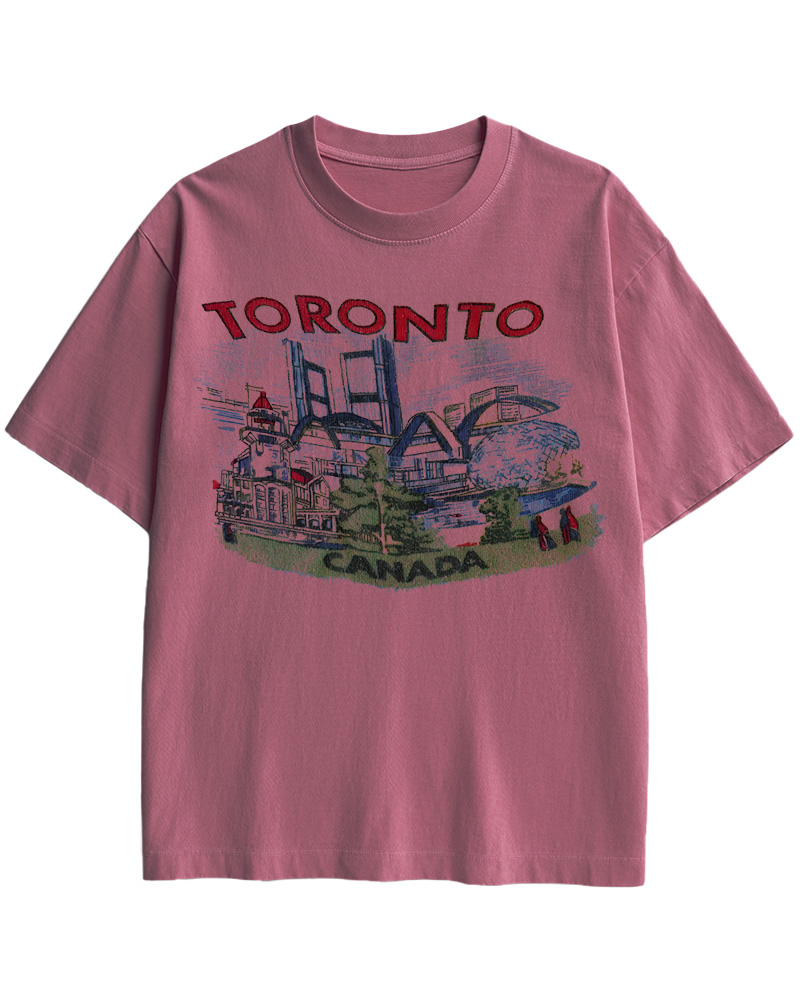 TheRetroTee 1960s Toronto souvenir Cotton T-Shirt