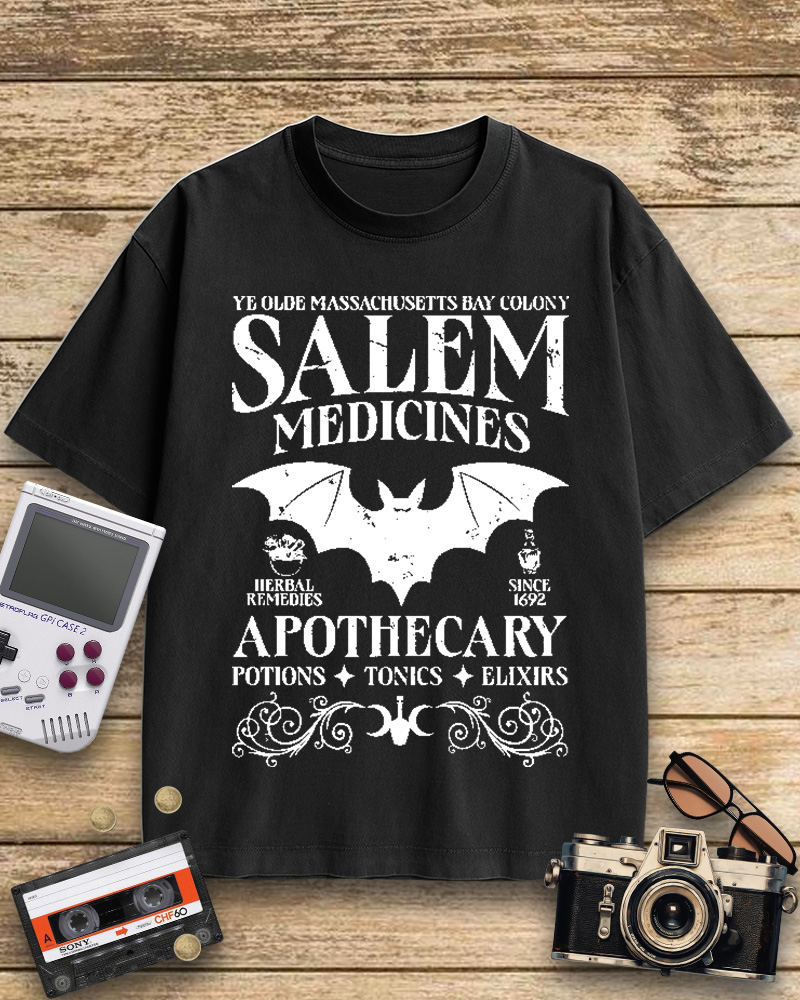 TheRetroTee Apothecary 2000s Cotton T-Shirt