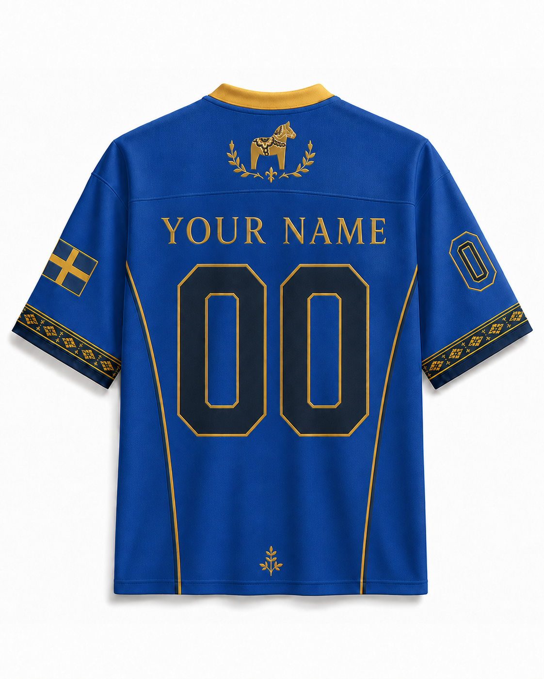 TheRetroTee 1980s Nordic Heritage Soccer Jersey