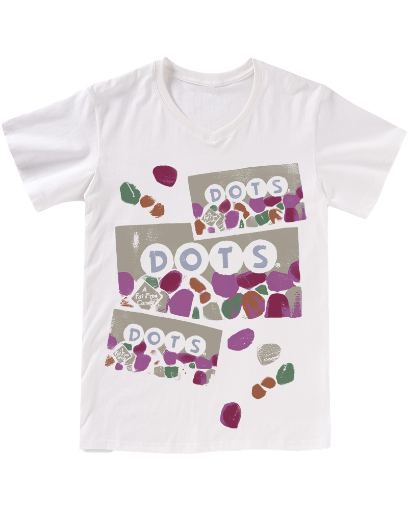Dots - Logo Juniors V-neck T-Shirt