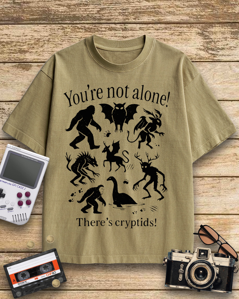TheRetroTee Cryptid 2000s Cotton T-Shirt