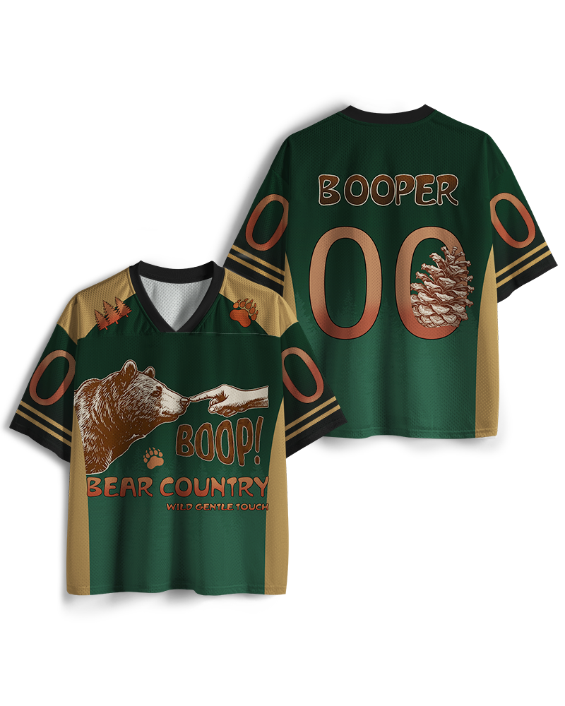 TheRetroTee Boop 1990s Mesh Jersey