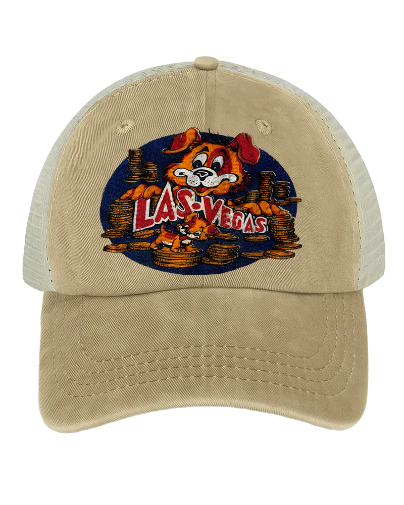 TheRetroTee Vintage 60s Las Vegas Dog Baby Trucker Hat