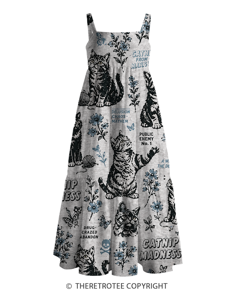 TheRetroTee ——  Vintage Straps Maxi Dress