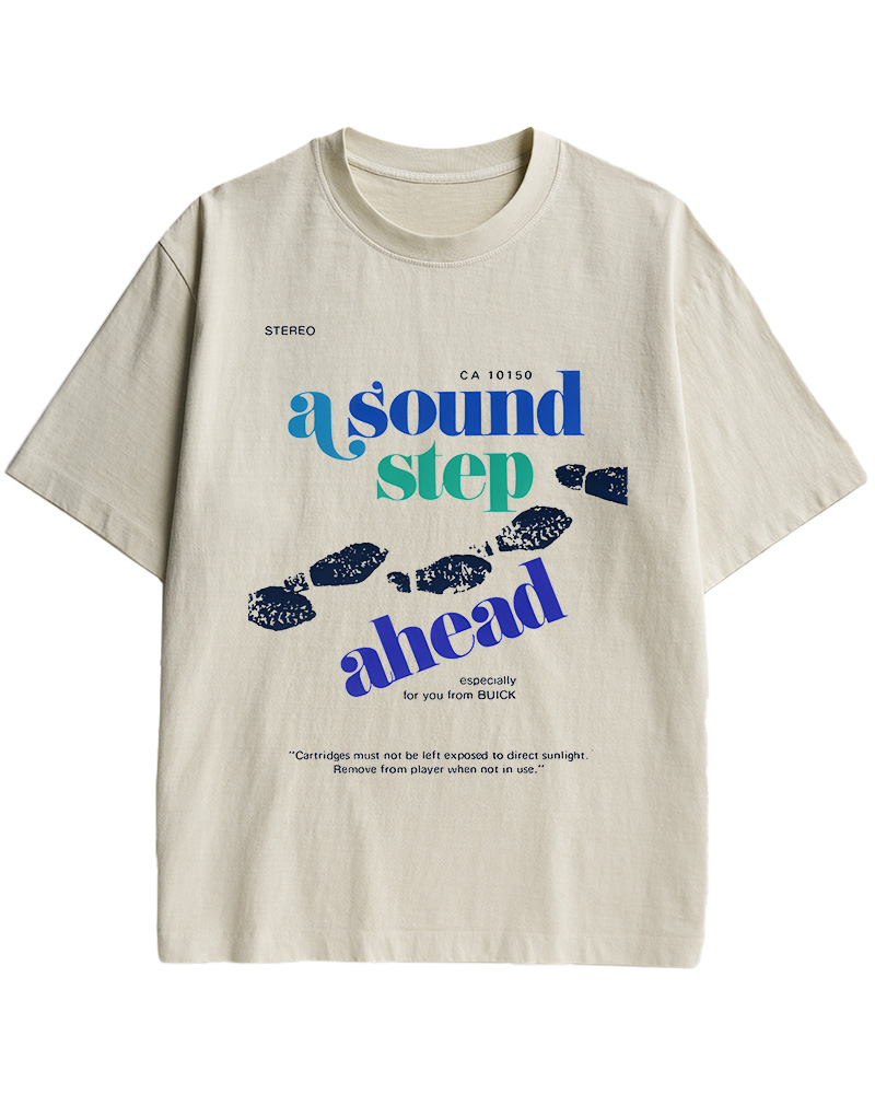 TheRetroTee A Sound Step Ahead Especially For You From Buick 1970s Cotton T-Shirt