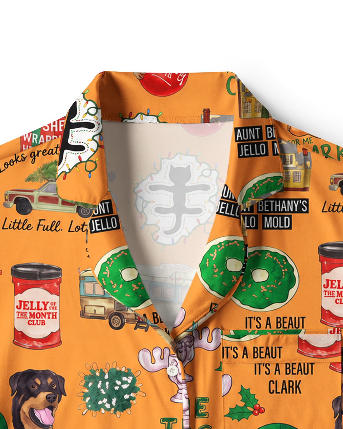 TheRetroTee Xmas Comedy Pop Art Vintage Pajama Set