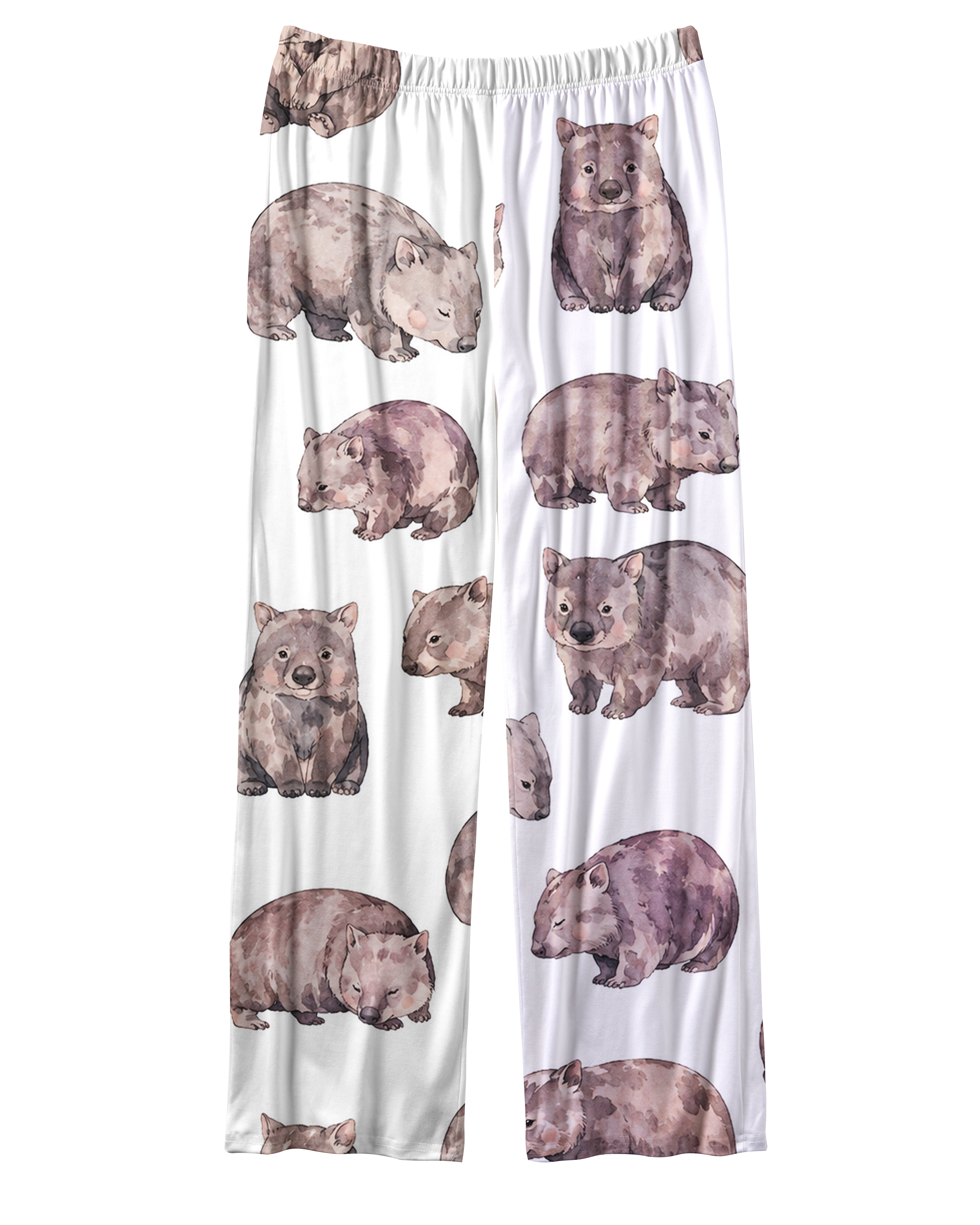 TheRetroTee Wombat Blush Vintage Pajama Set