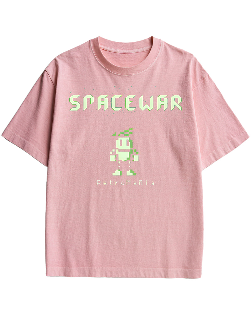 TheRetroTee Spacewar 1970s Cotton T-Shirt