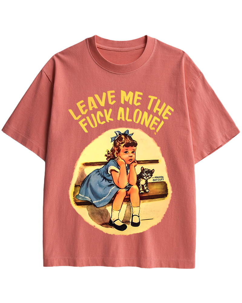 TheRetroTee Everyone Sucks Except My Caт Funny Pin-Up Cotton T-Shirt