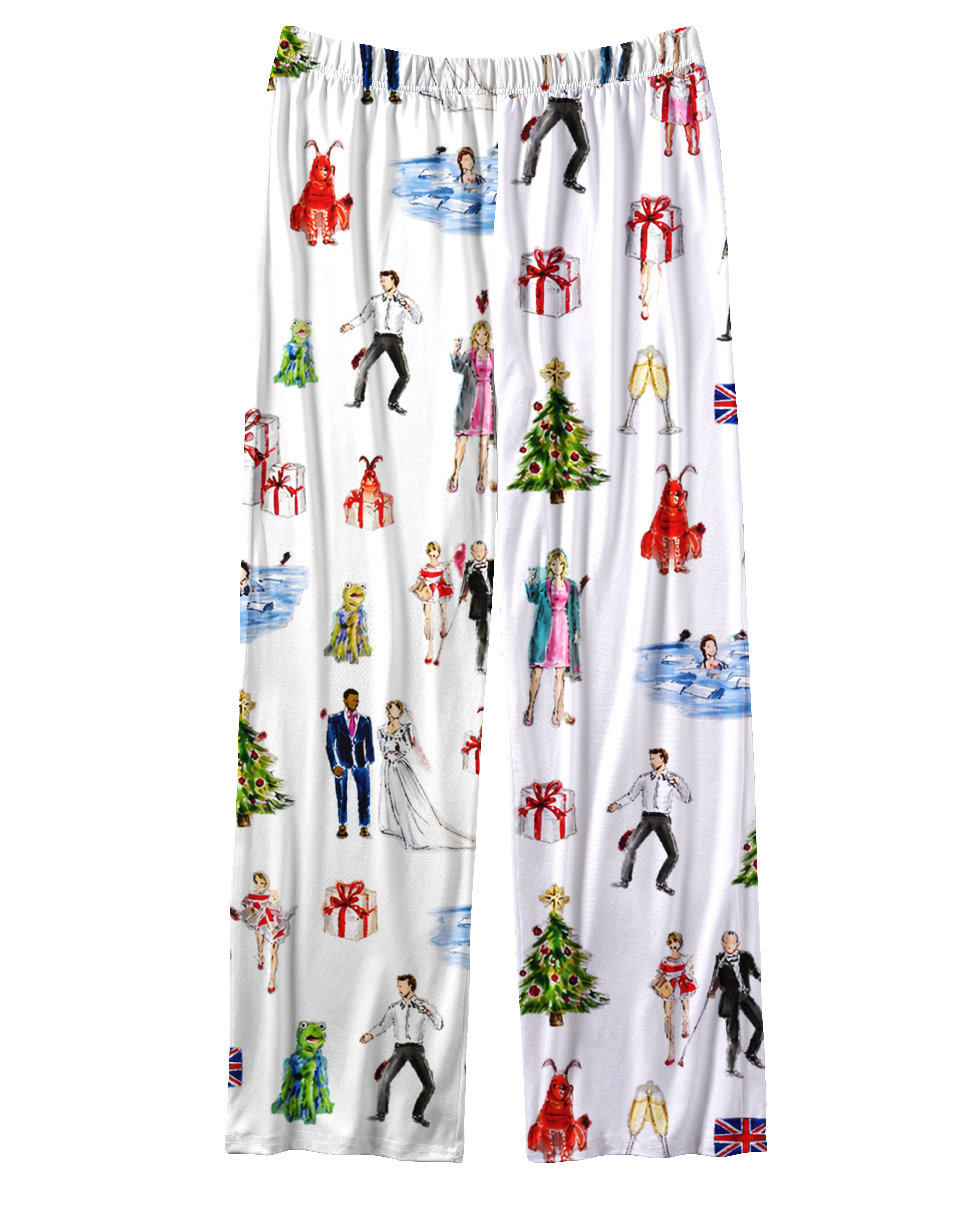 TheRetroTee British Party SketchVintage Pajama Set
