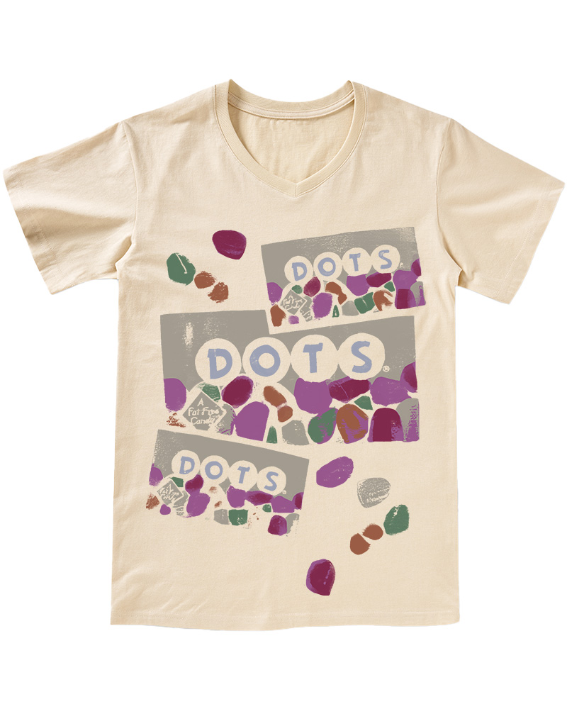 Dots - Logo Juniors V-neck T-Shirt