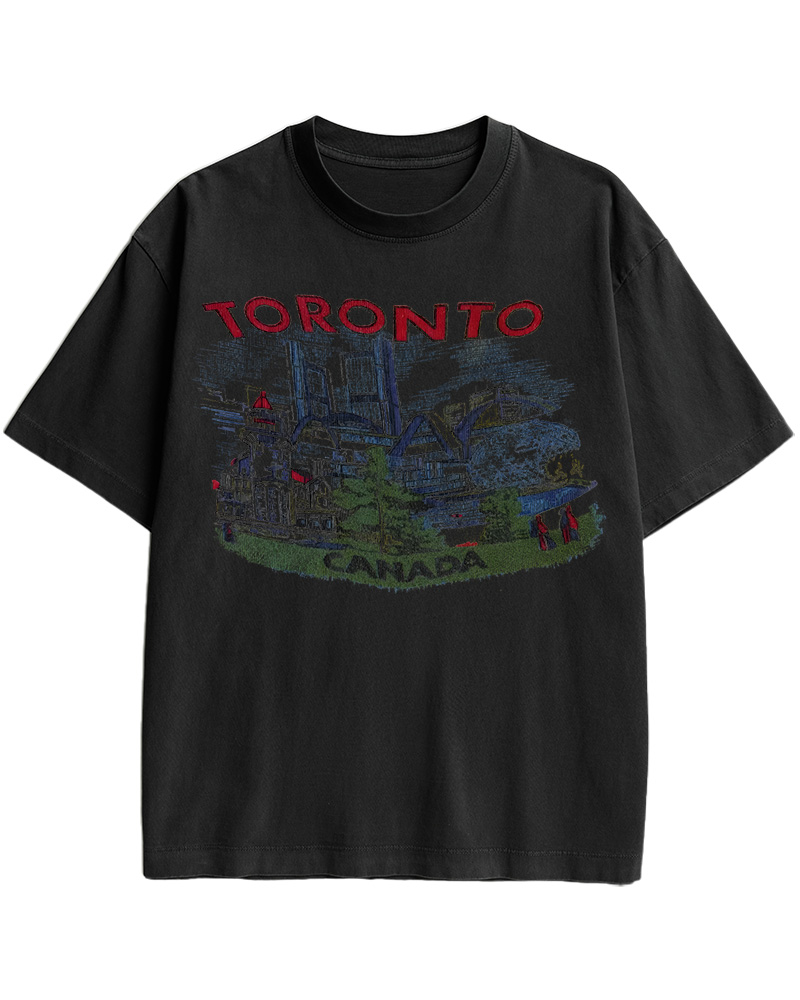 TheRetroTee 1960s Toronto souvenir Cotton T-Shirt
