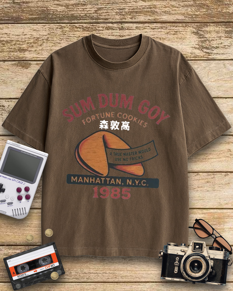 TheRetroTee Sum Dum Goy 1980s Cotton T-Shirt