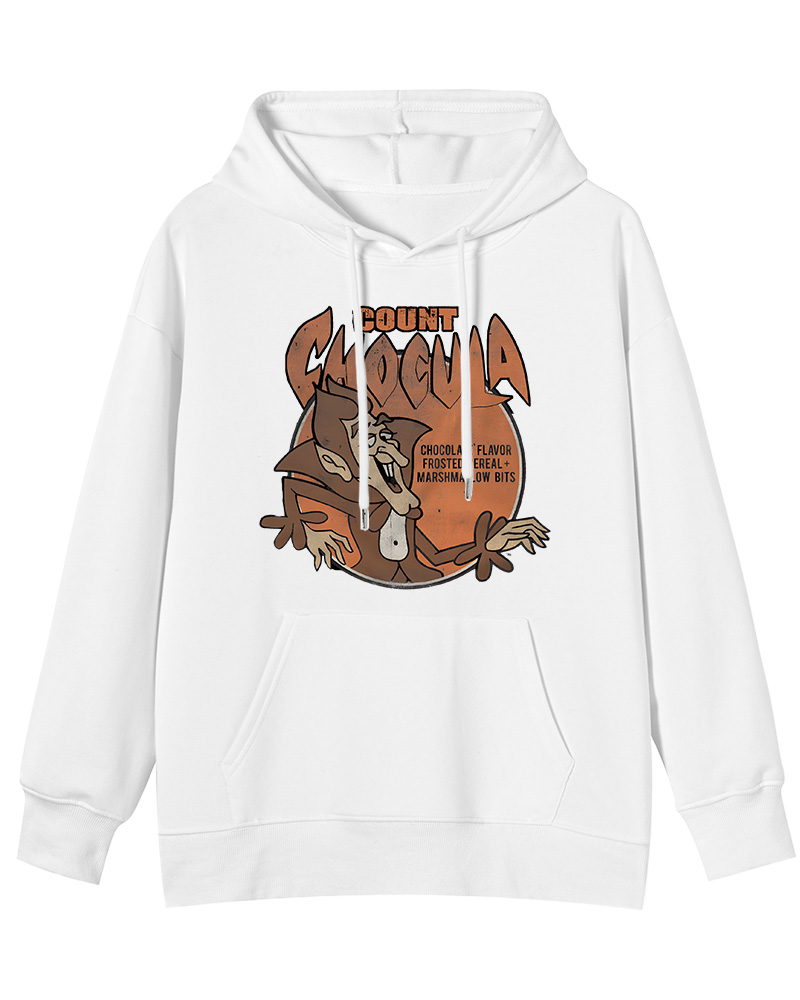 TheRetroTee Chocolate Cereal Count 1970s Nostalgic Cotton Hoodie