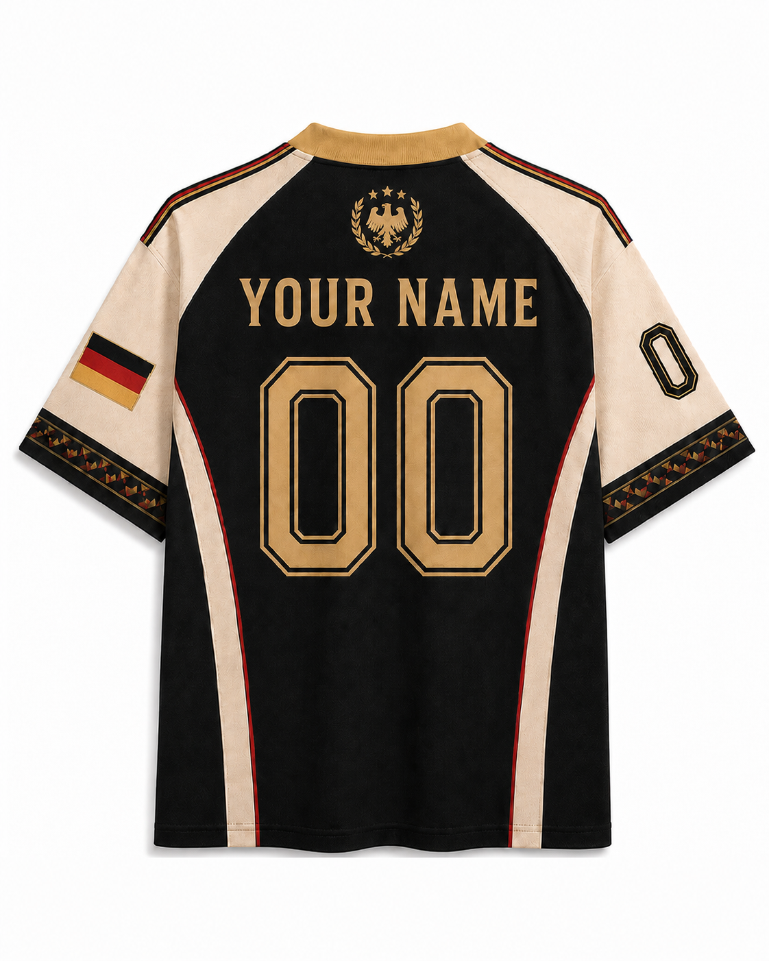 TheRetroTee 1970s German Heritage Soccer Jersey