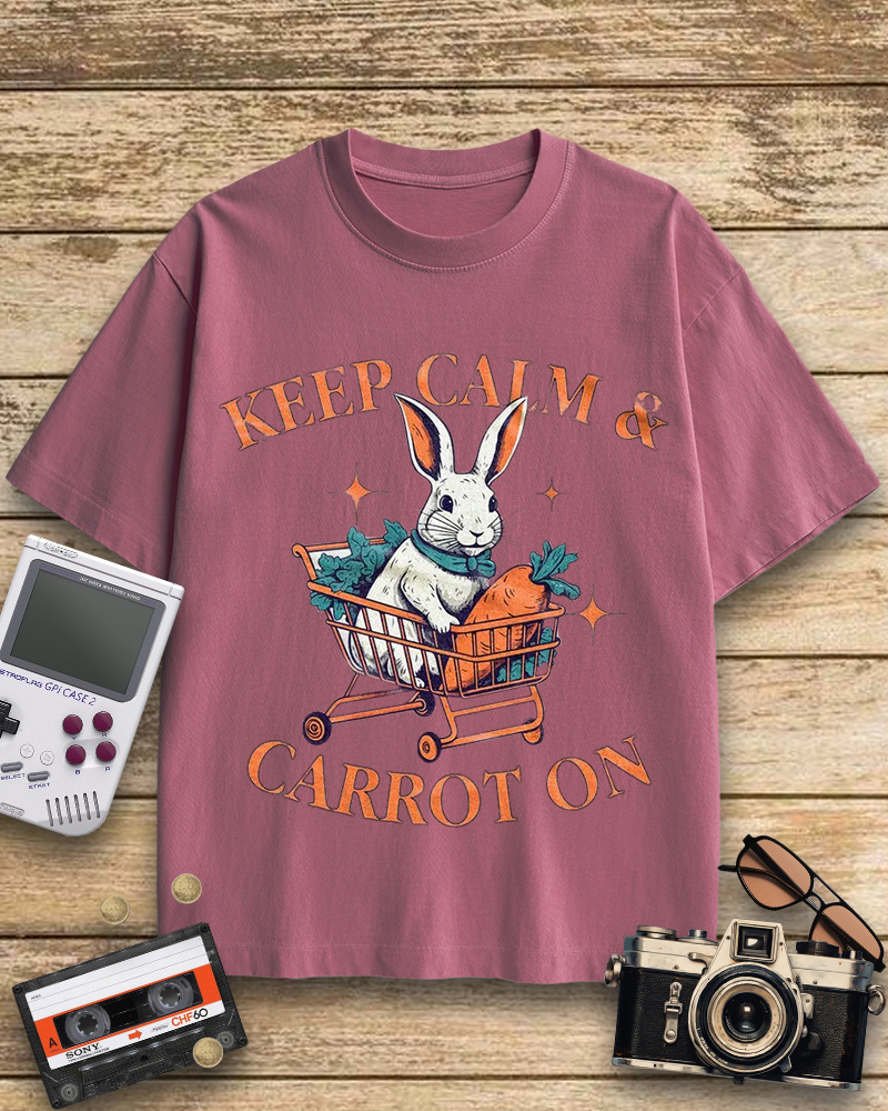 TheRetroTee Funny Rabbit Cotton T-Shirt