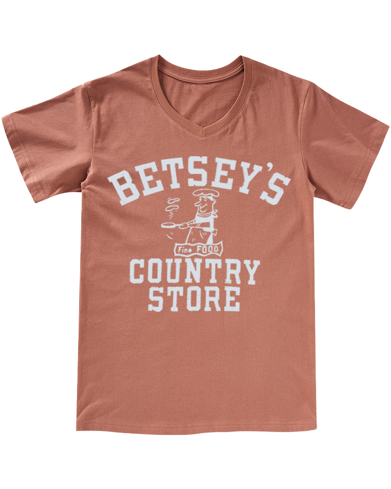 TheRetroTee 60s Country Store V-neck T-Shirt