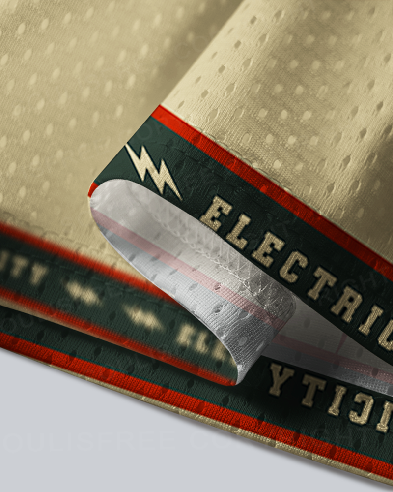 TheRetroTee Electricity Will Kill You Kids 1950s Mesh Jersey