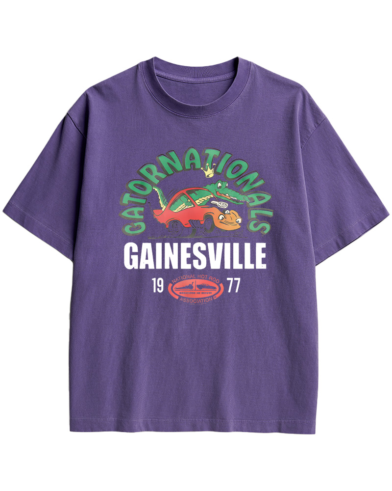 TheRetroTee NHRA Eye-Catching 1970s Cotton T-Shirt