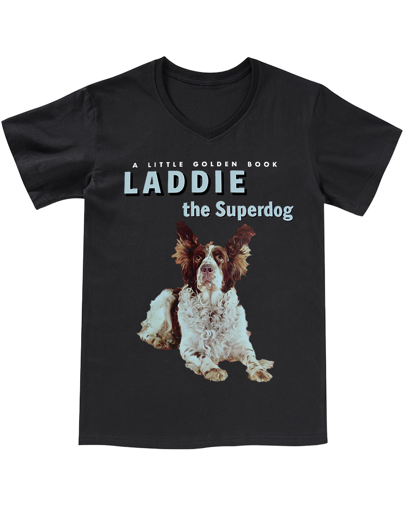 TheRetroTee Your Childhood Ruined Shut 1950s V-neck T-Shirt